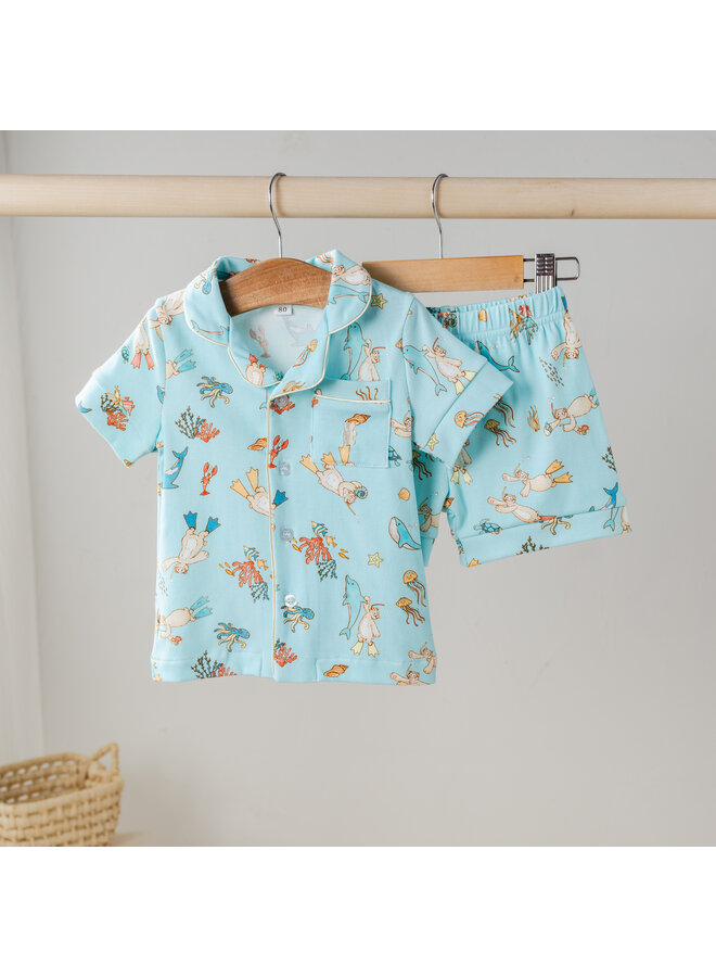 Zomer onderwater pyjama kind