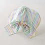 Pastel stripe sun hat girls