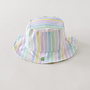 Pastel streep zonnehoed Jongens