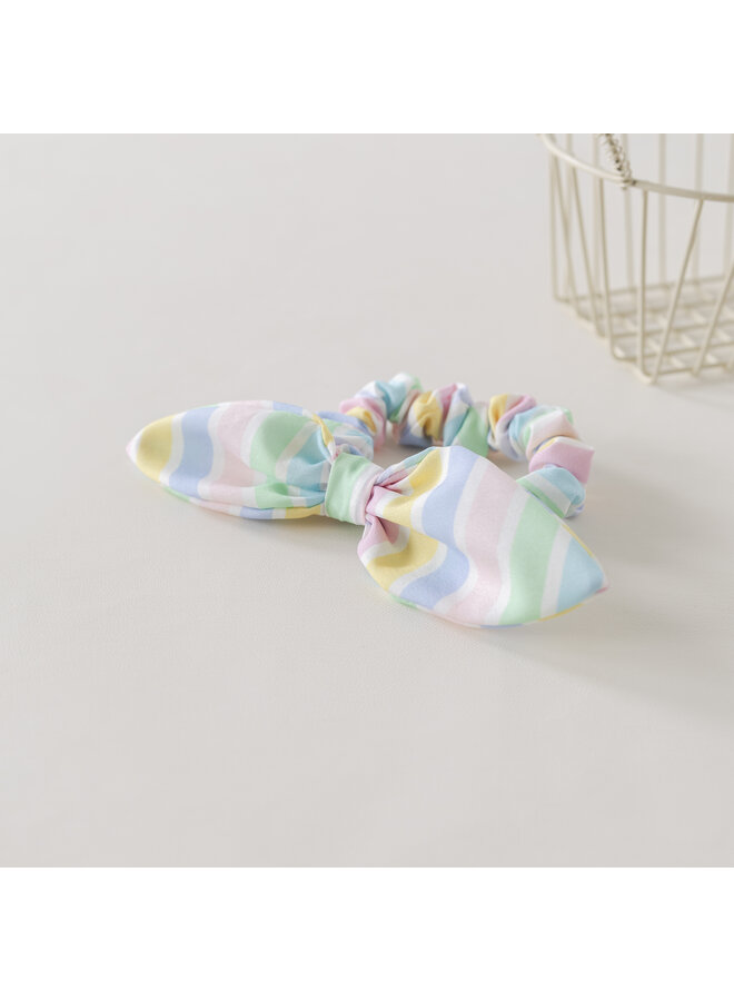 Pastel stripe Scrunchie