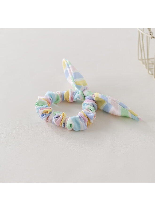 Pastel stripe Scrunchie