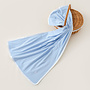 Babydeken zomer blauw