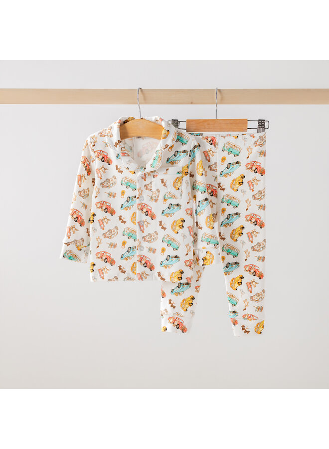 Kinder pyjama vintage cars