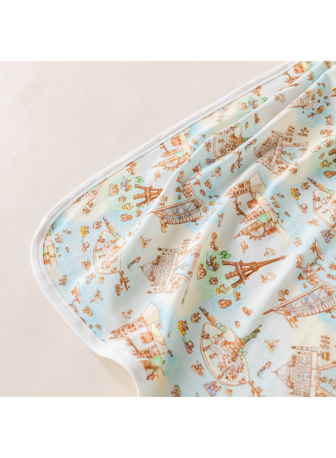 Baby blanket around the world