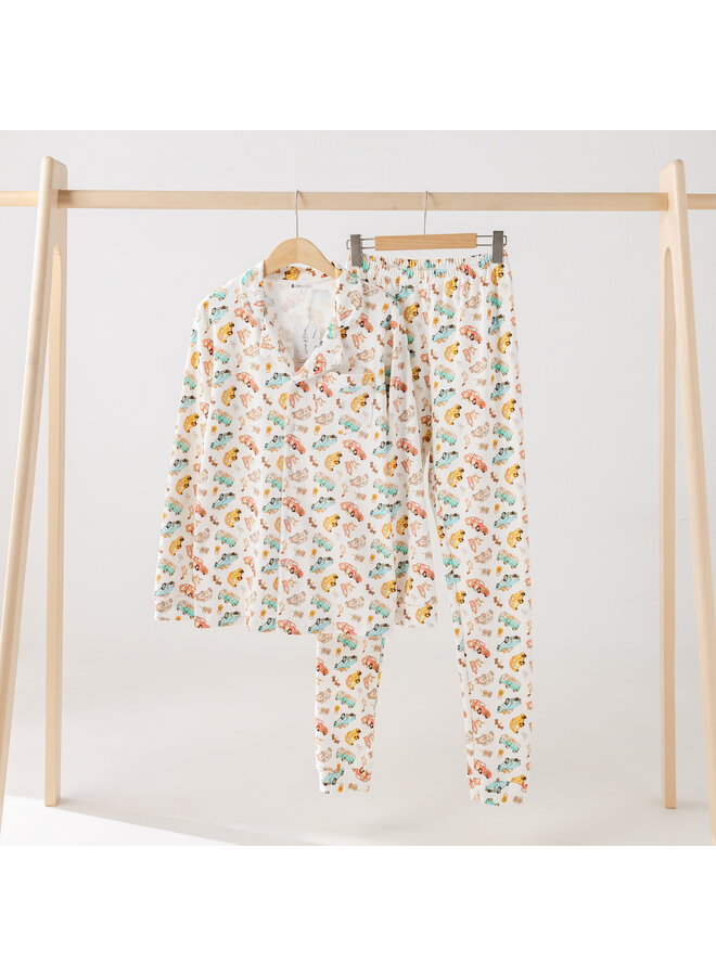 Pyjama vintage cars women