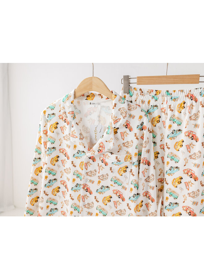 Pyjama vintage cars women