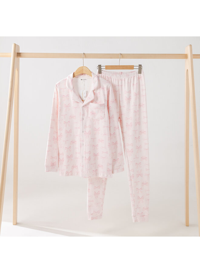 Pyjama roze strik  vrouwen