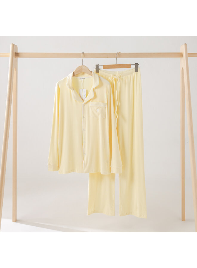Pyjama butter yellow vrouwen