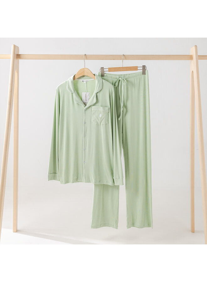 Pyjama matcha green women