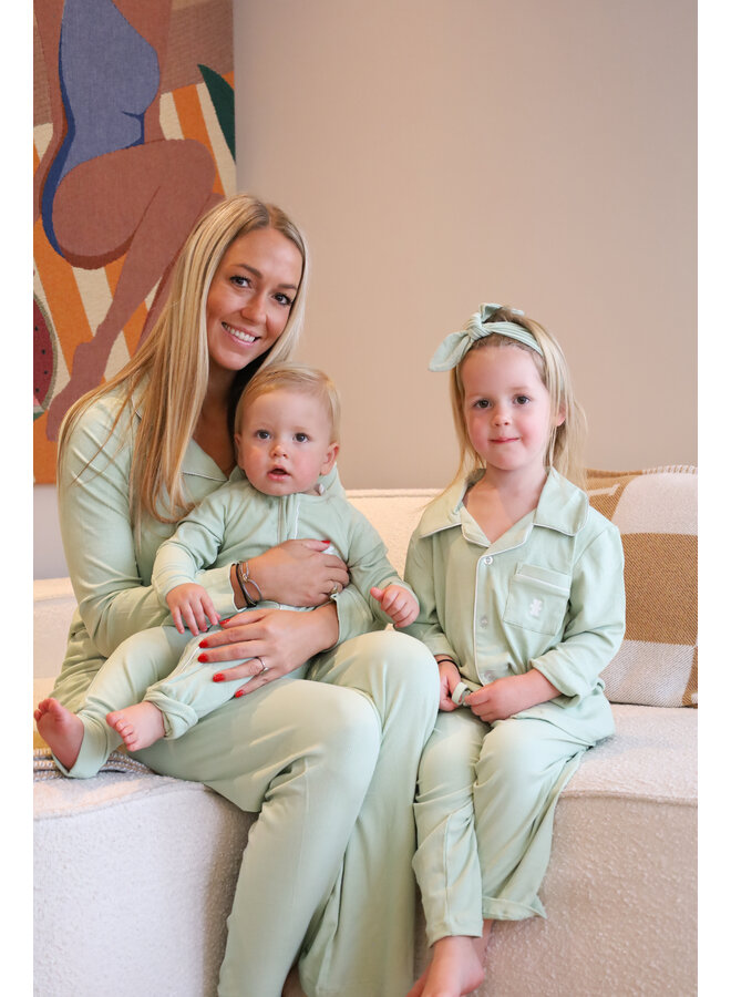 Pyjama matcha green vrouwen