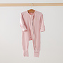 Babysuit zipper rose cloud