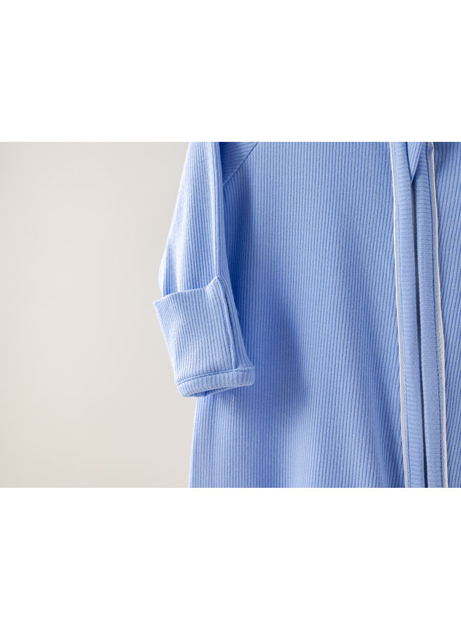 Babysuit zipper ocean blue