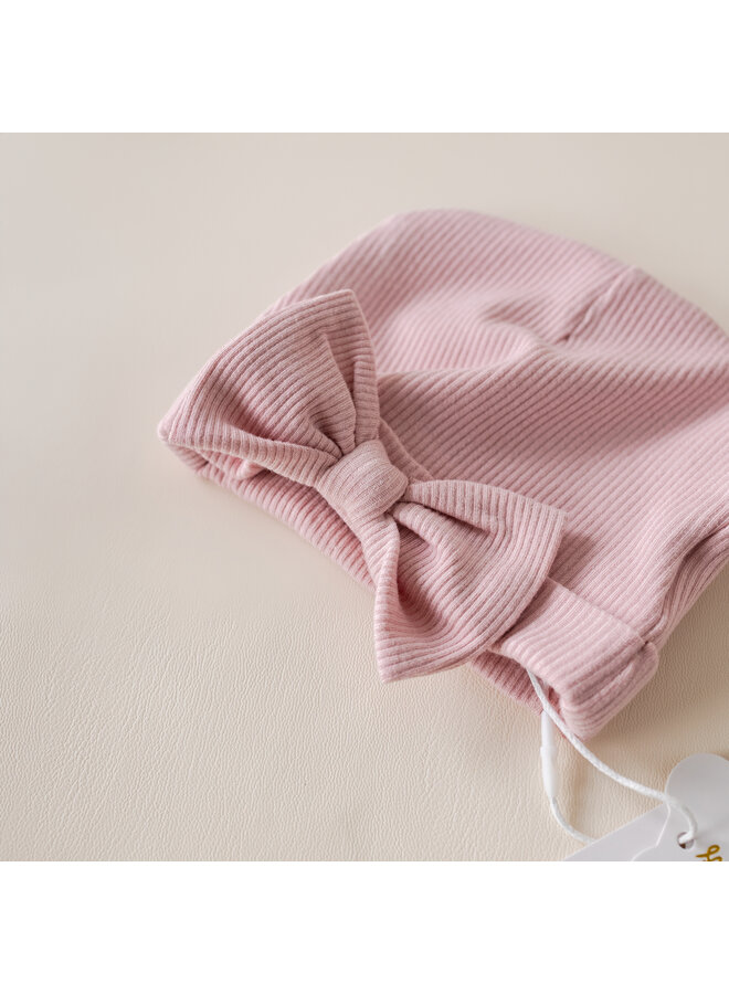 Babyhat rose cloud bow
