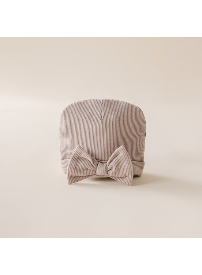 Baby hat cookie bow