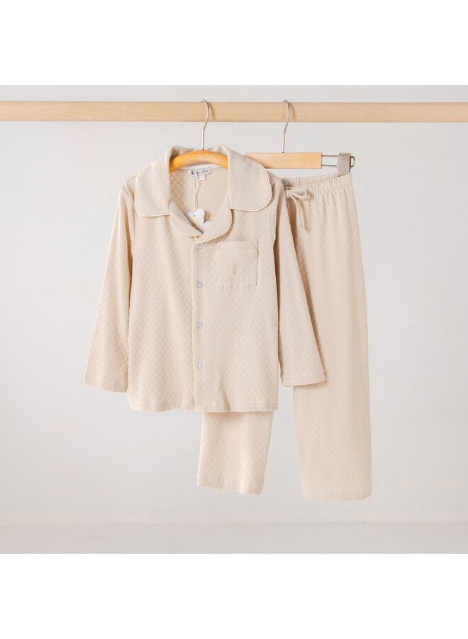 kids pyjama beige summer long