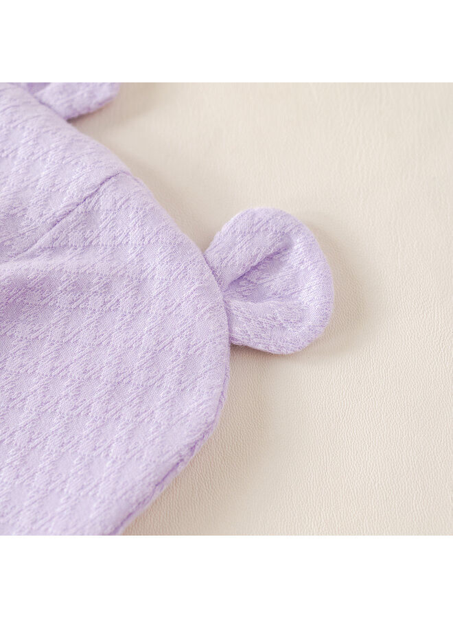 Babymuts Lila beer zomer