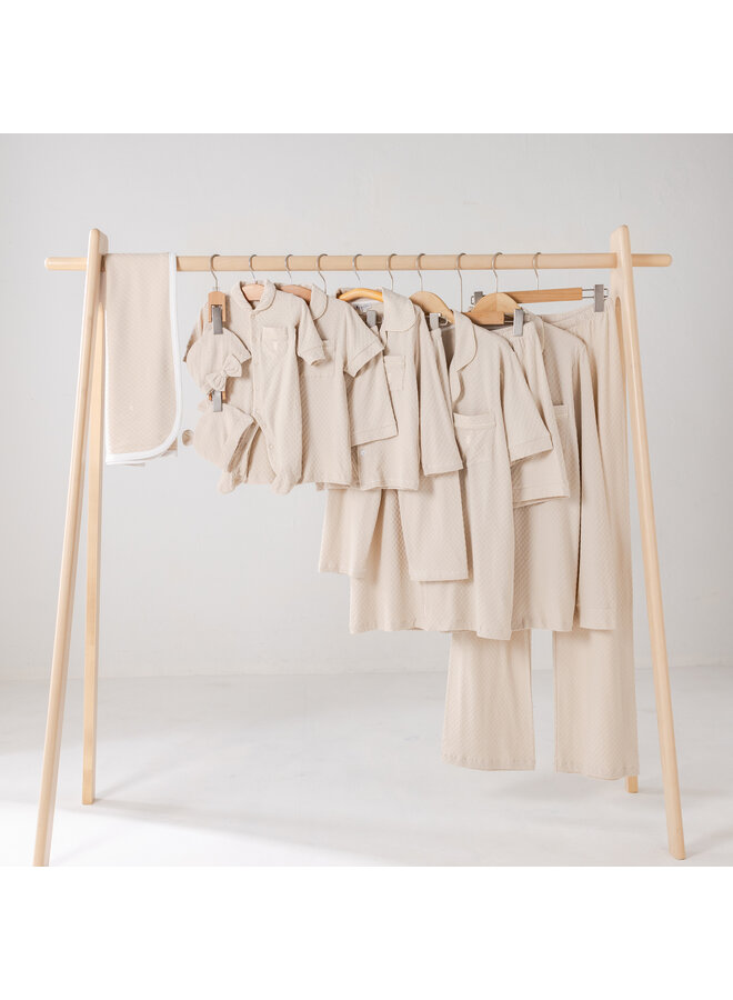 Summer pyjama short beige kids