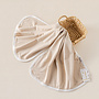 Baby blanket  beige summer