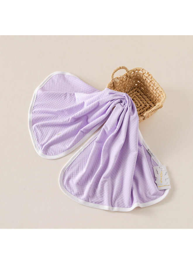 Babydeken lila zomer