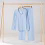 Summer pyjama blue long women
