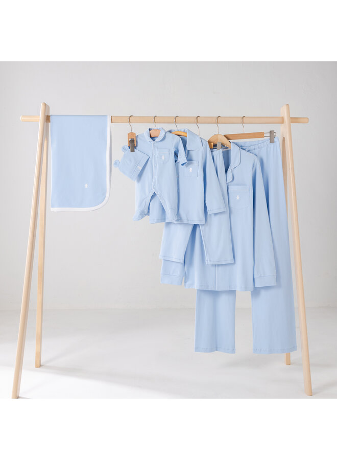 Summer pyjama blue long women