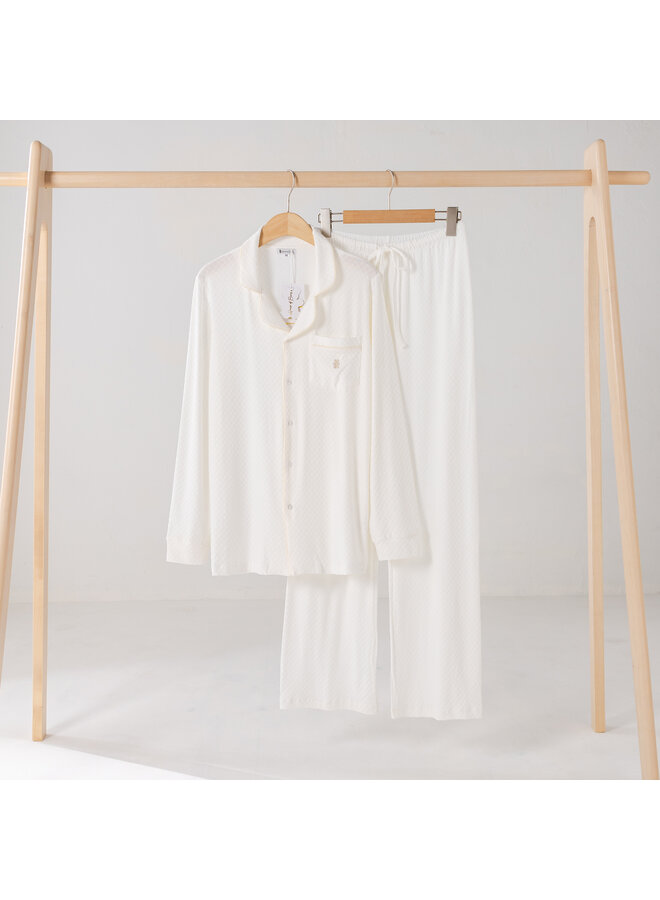 Summer pyjama white long women