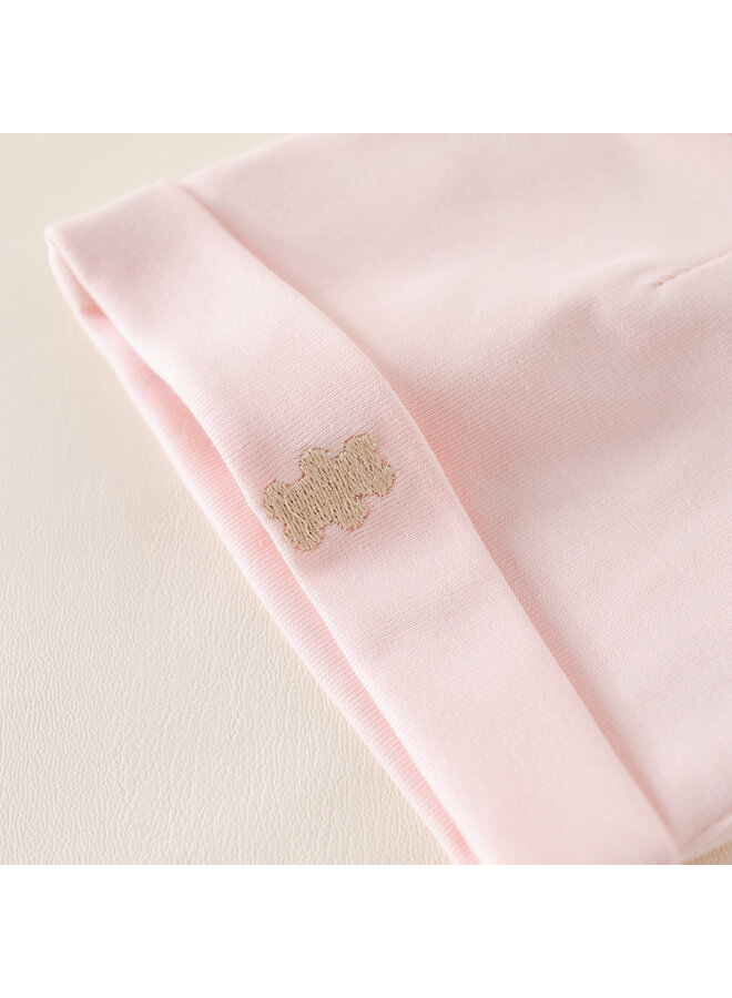 Babymuts zomer roze beer