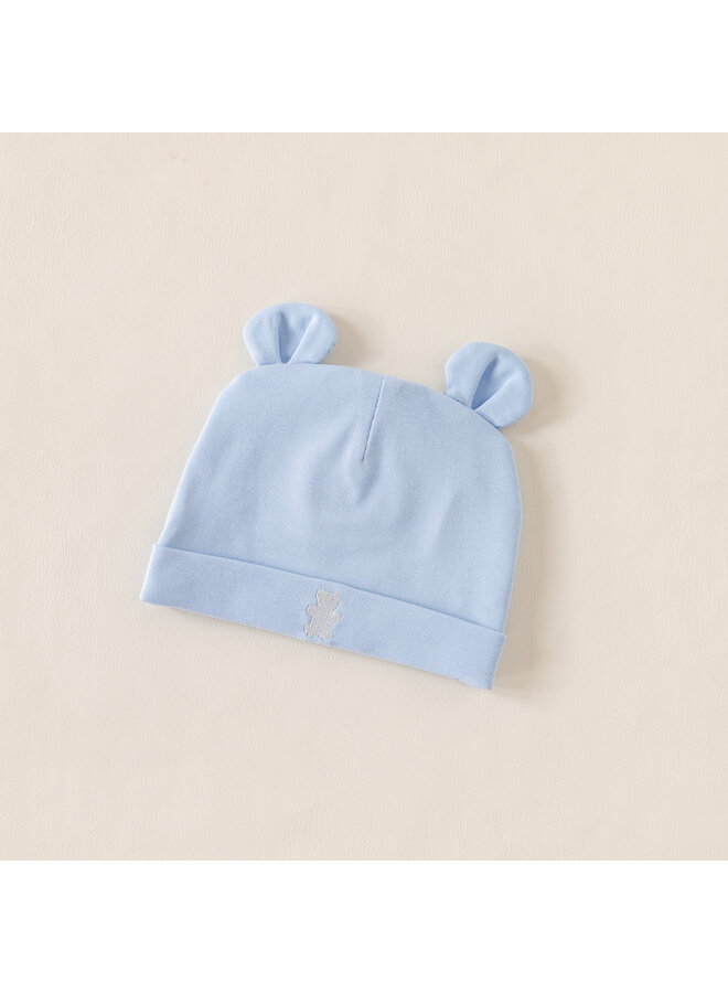 Babymuts zomer blauw