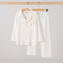 kids pyjama white summer long