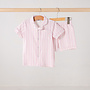 Summer pyjama short pink stripe  kids