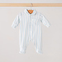 Babysuit blue stripe summer
