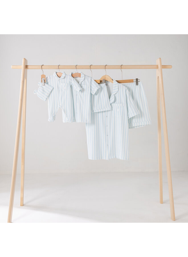 Babysuit blue stripe summer