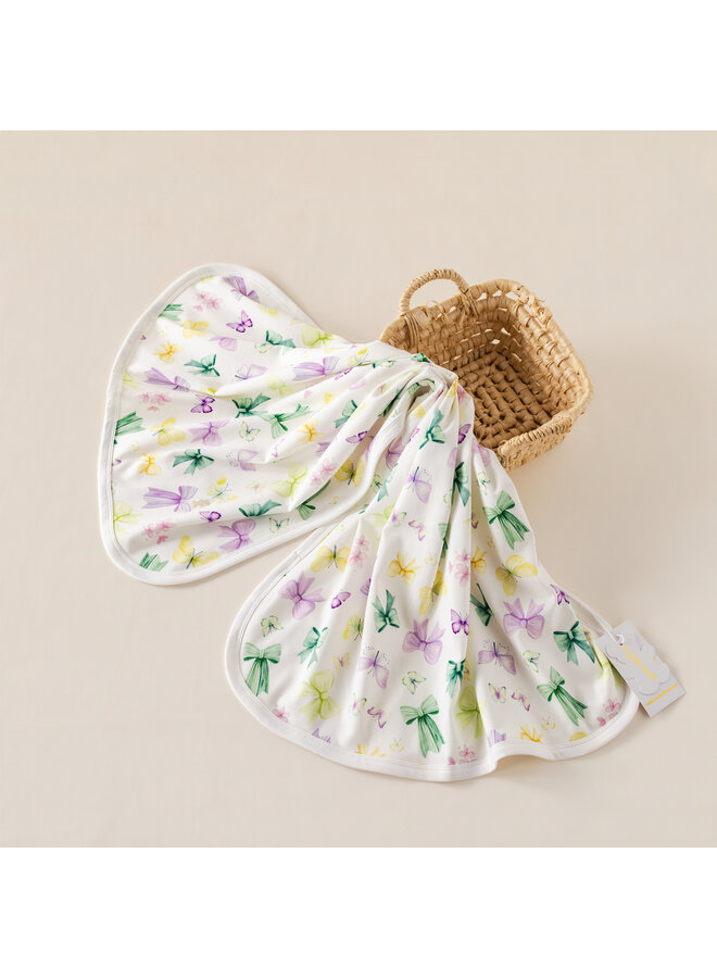 Baby blanket  butterfly summer