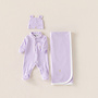 Baby gift set summer lila bear hat