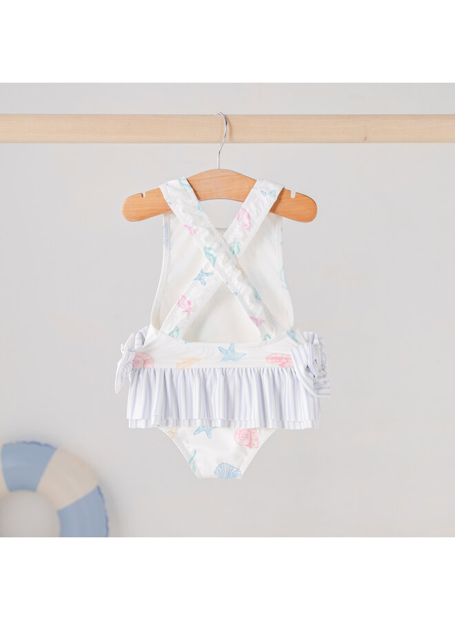 seashell bathing suit