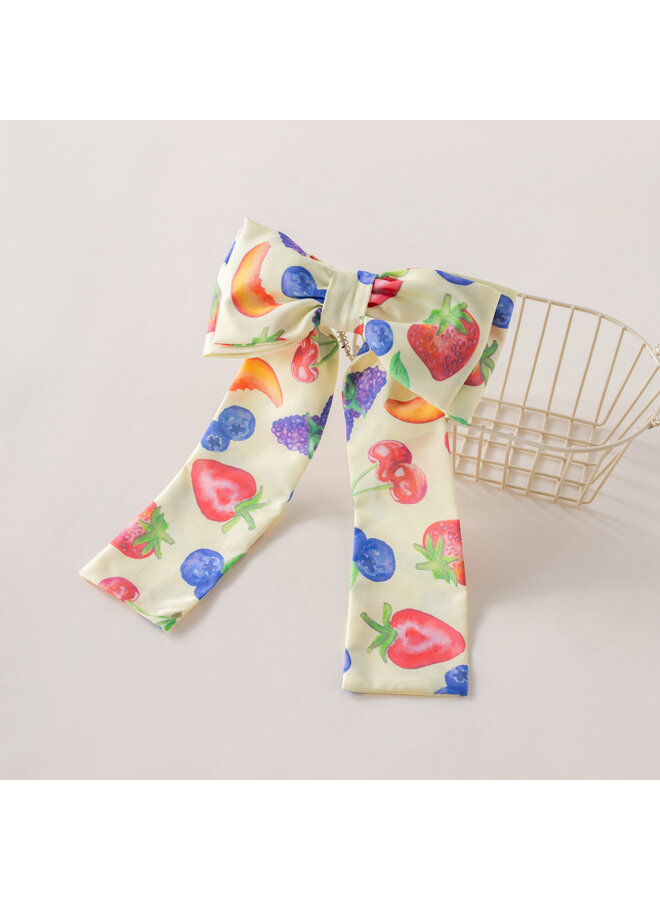 Summer fruit  big hairclip bow