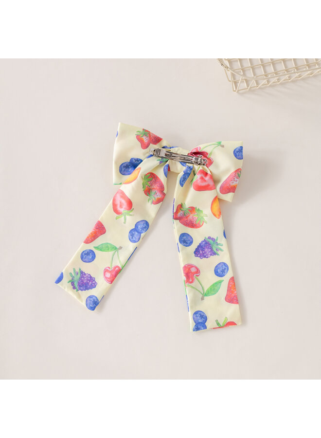 Summer fruit  big hairclip bow