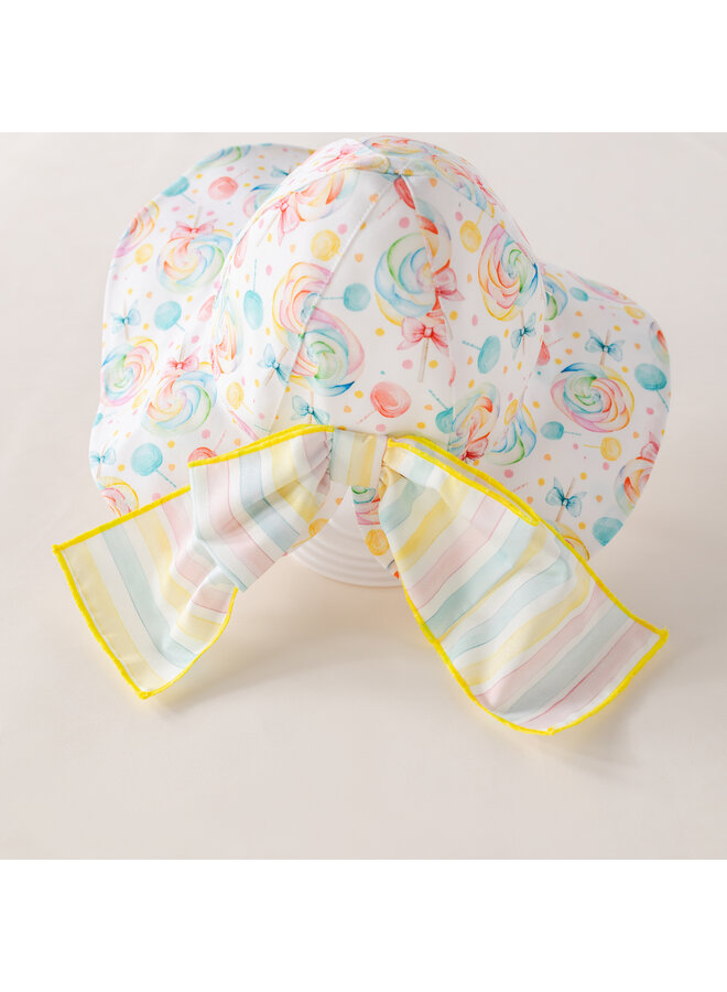 Pastel candy zonnehoed meisjes