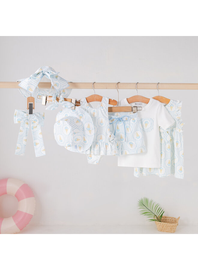 Ice cream zonnehoed meisjes