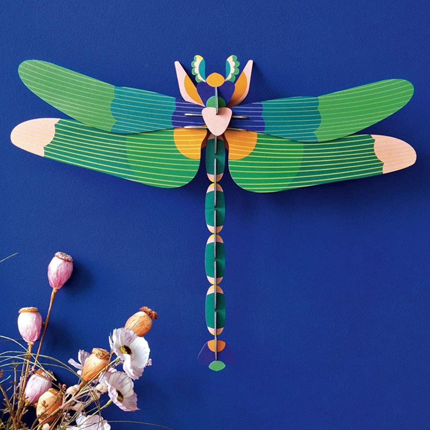 STUDIO ROOF STUDIO ROOF -wall decoration-Giant dragonfly green