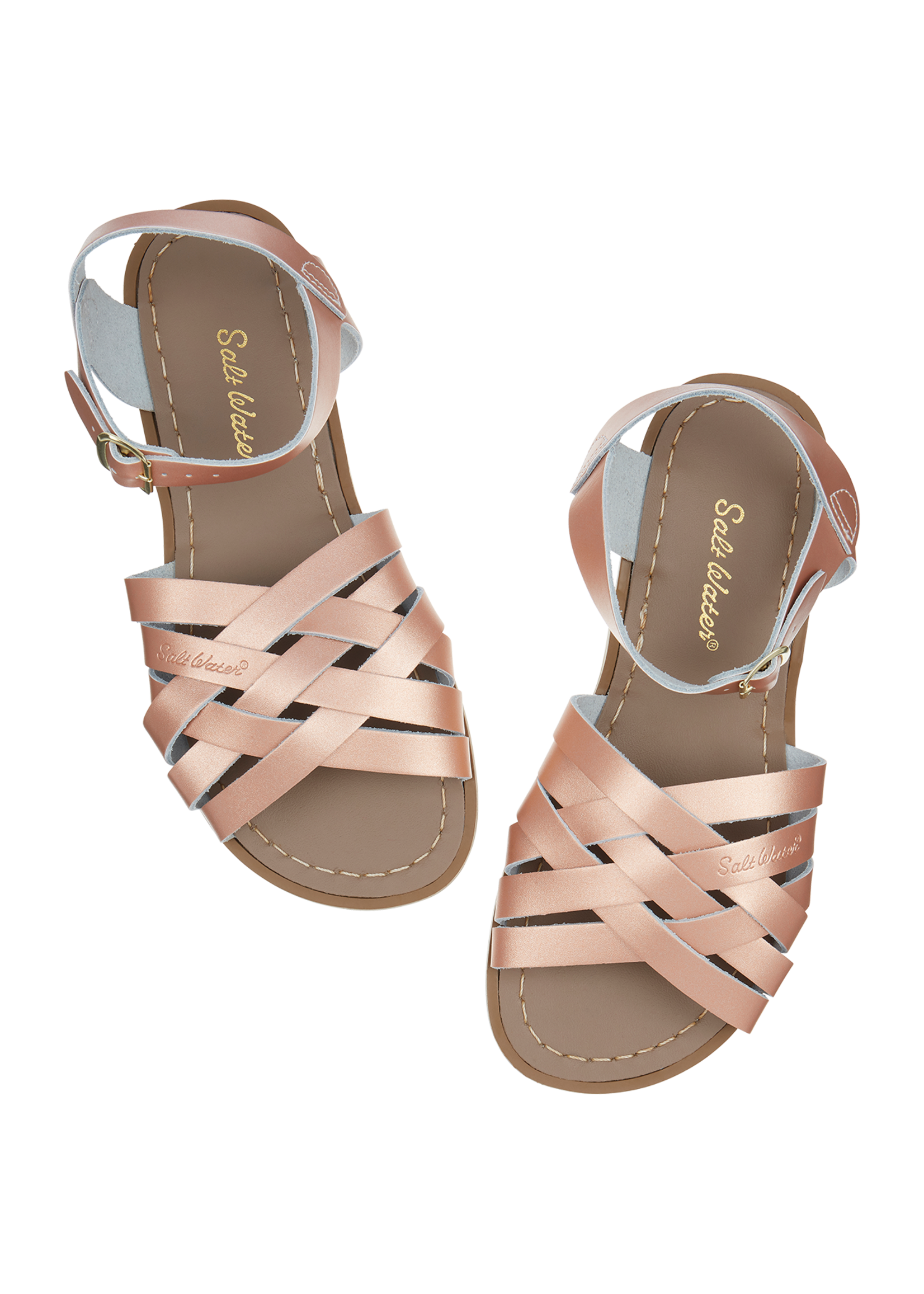 SALTWATERSANDALS SALT WATER retro ROSE GOLD