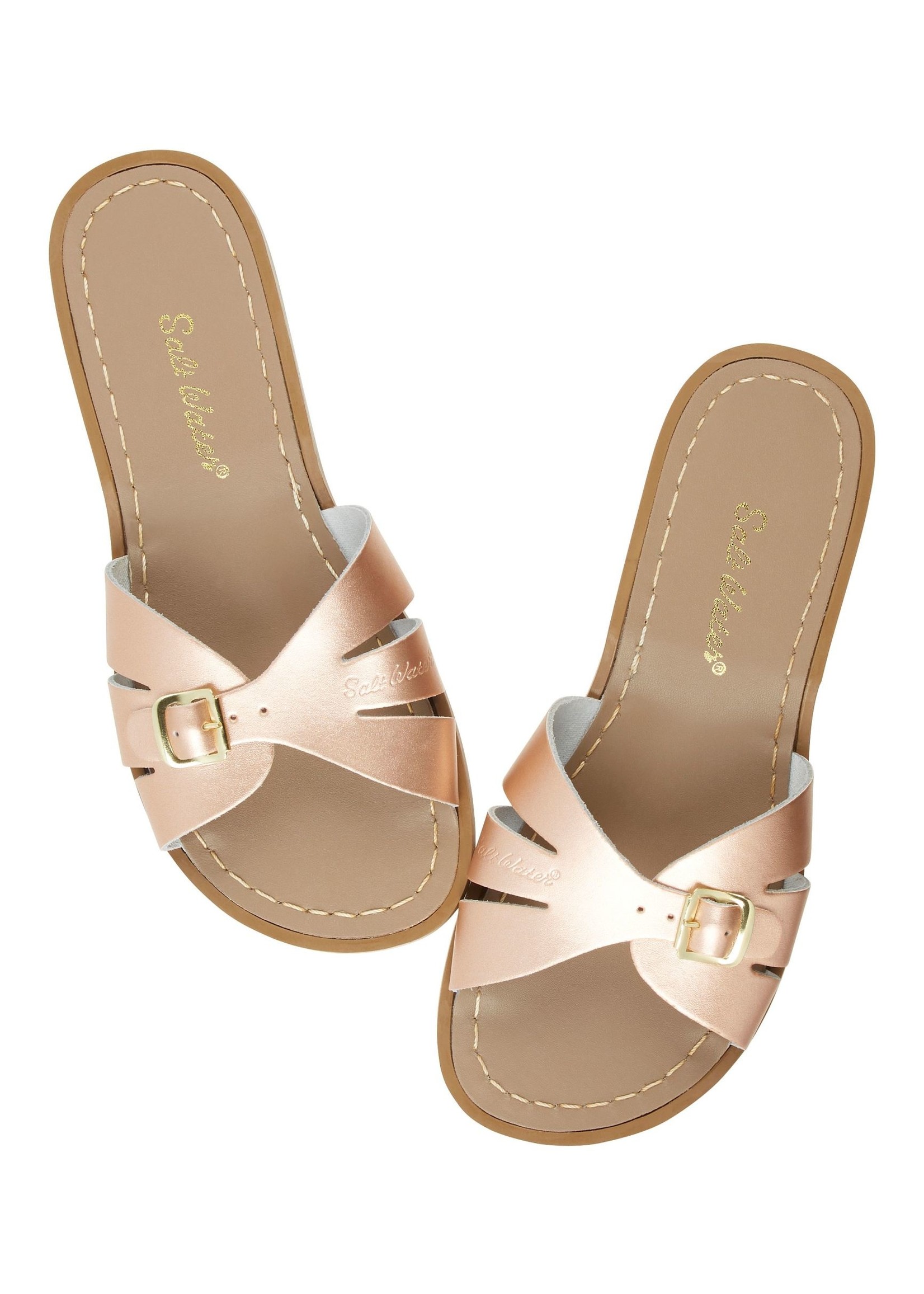 SALTWATERSANDALS SALT WATER  slide ROSE GOLD