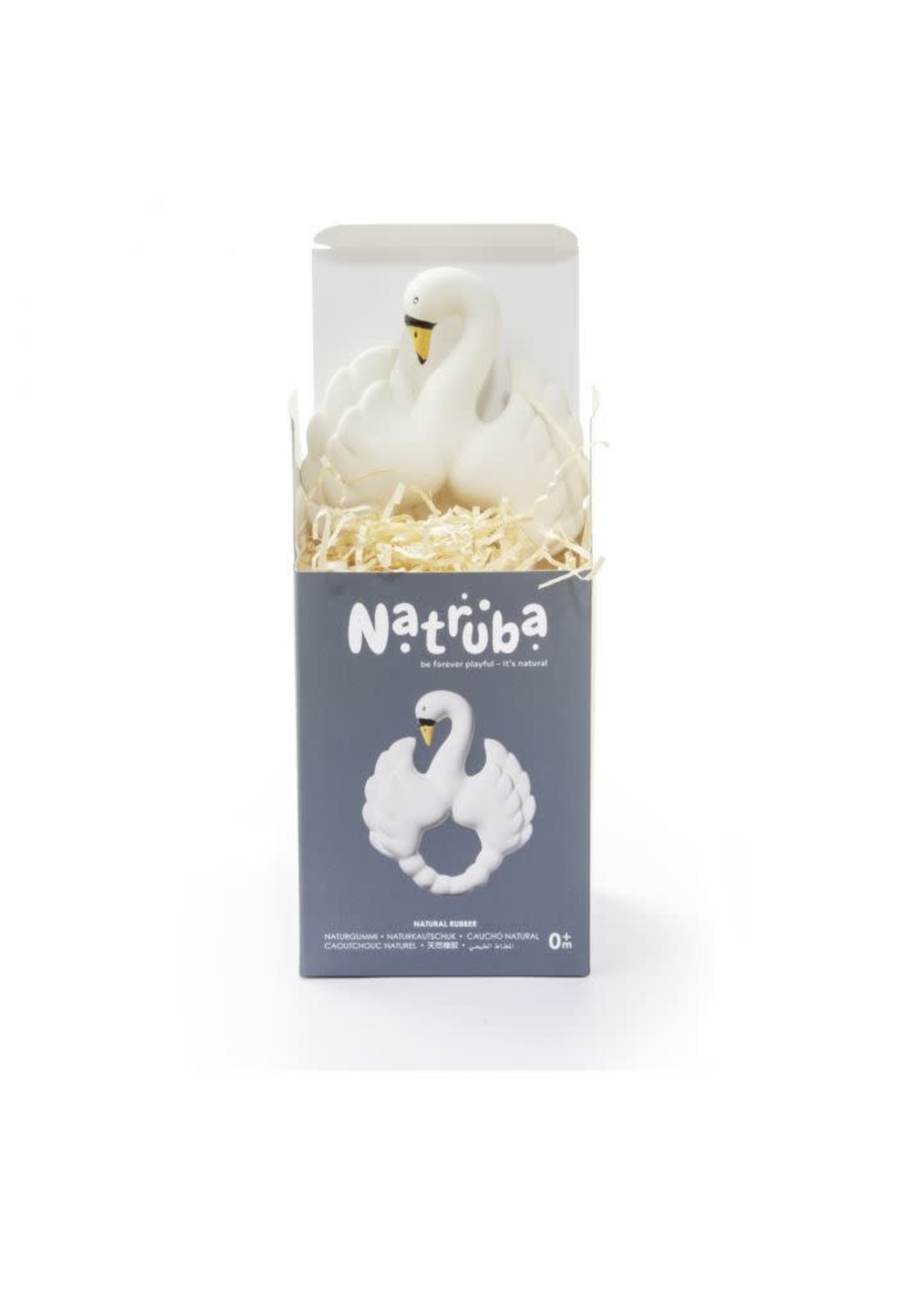 NATRUBA NATRUBA Teether Ring  Swan White