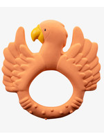 NATRUBA Teething Ring Parrot Oranje