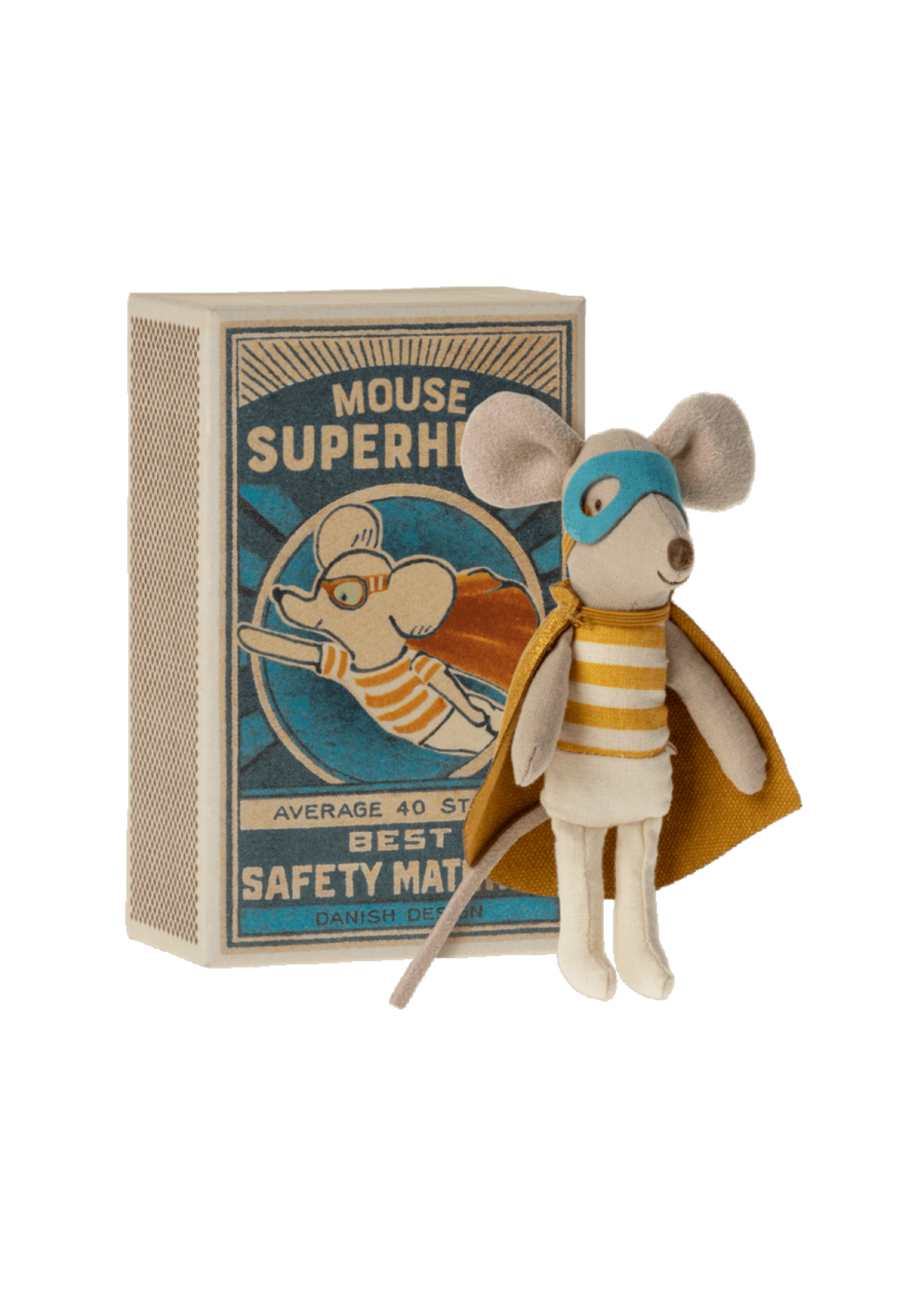 MAILEG Maileg Superhero Mouse in matchbox