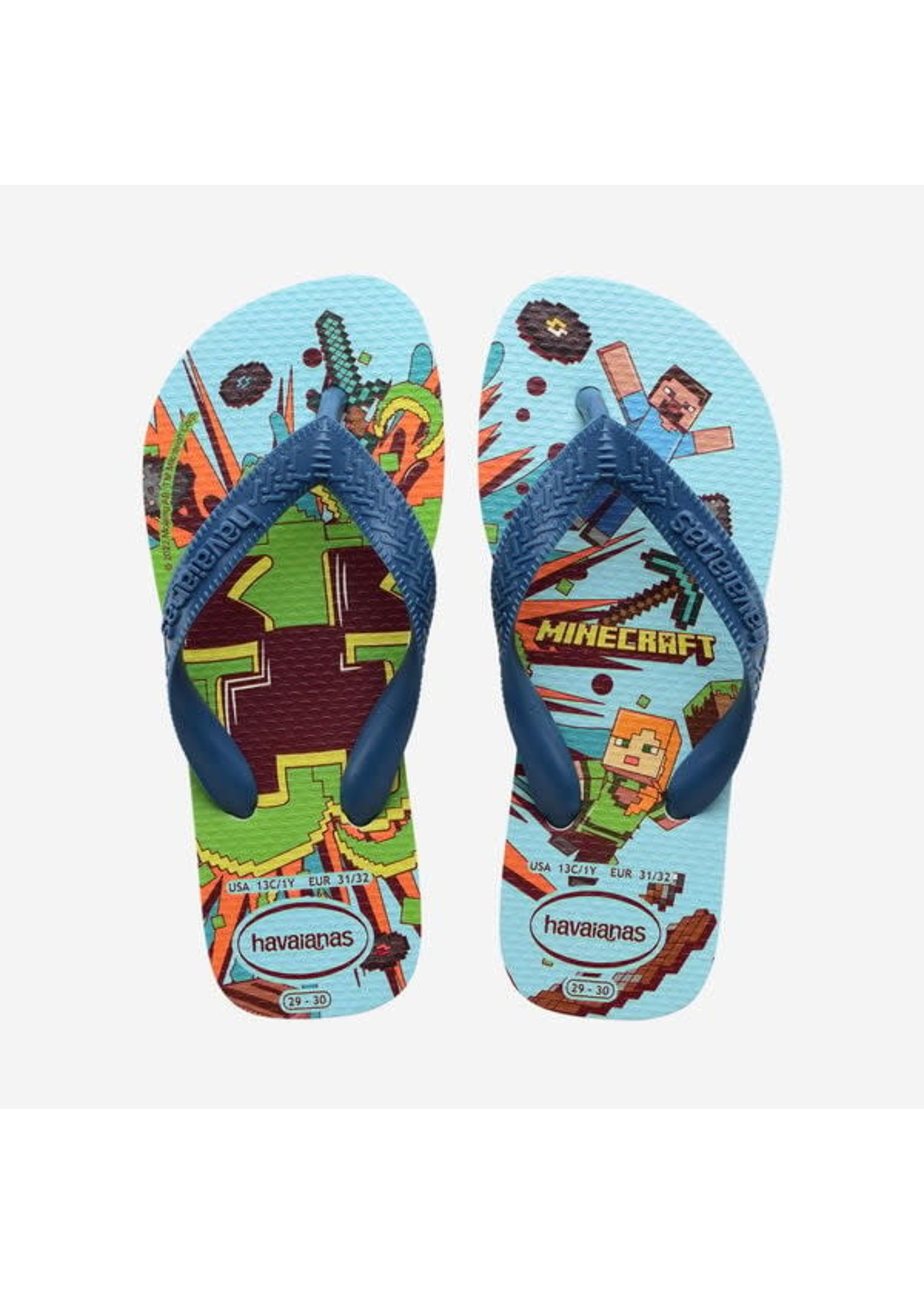 HAVAIANAS HAVAIANAS  MINECRAFT azul