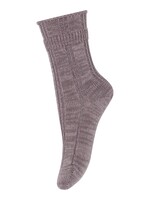 MP DENMARK MP DENMARK socks BEE dark purple dove