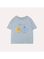 THE CAMPAMENTO CAMPAMENTO t-shirt blauw zon/wolk