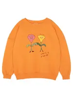 THE CAMPAMENTO CAMPAMENTO sweater oranje bloemen