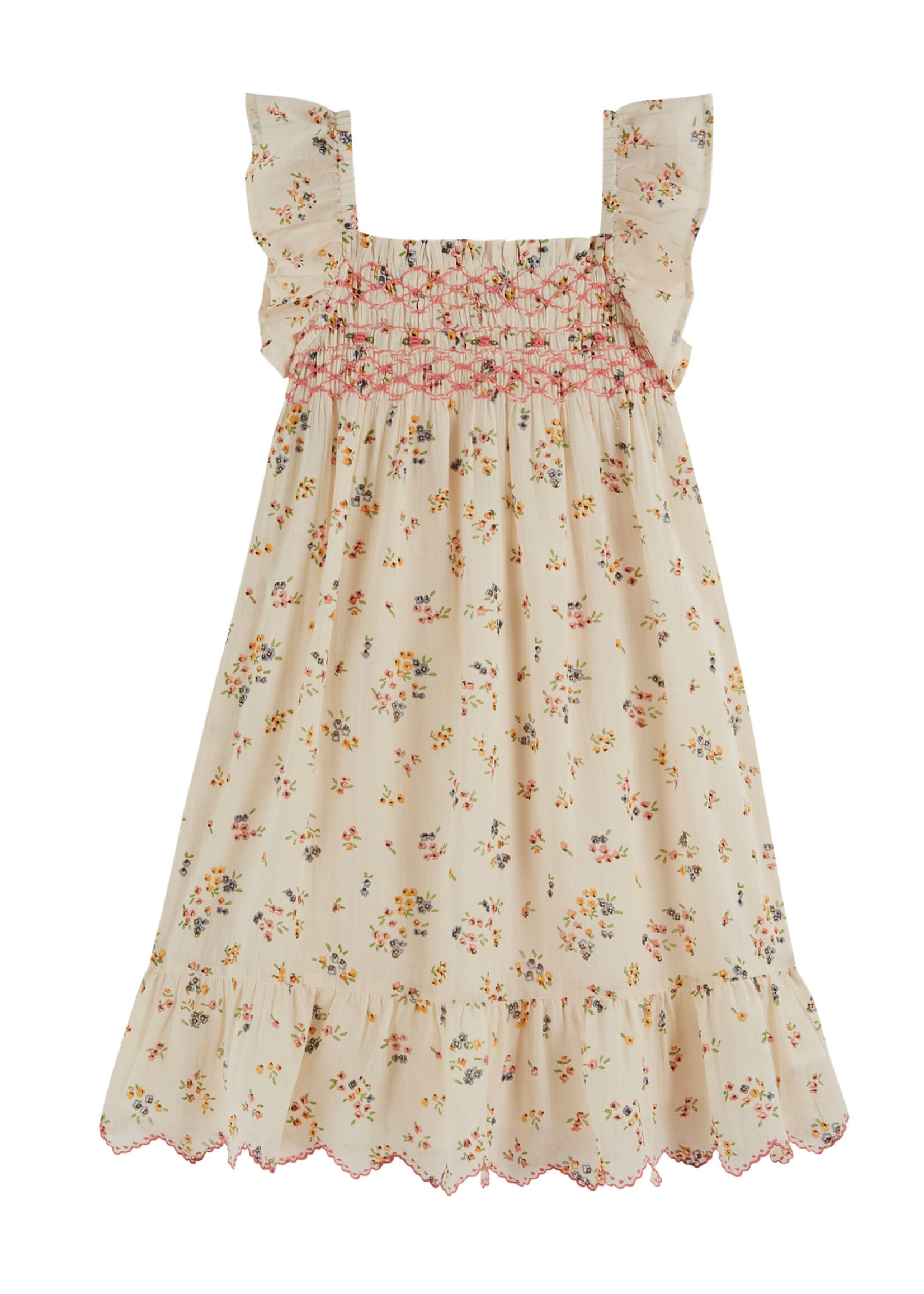 EMILE ET IDA EMILE&IDA dress SMOCK EMBROIDERED